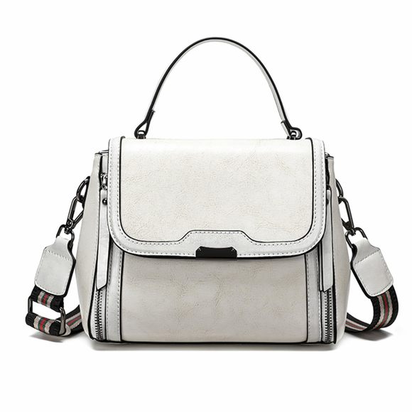 Oil Wax Leather Handbags, Crossbody Bag Removable Shoulder Strap :P - Picture 1 of 6